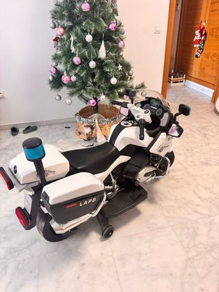 Moto Policía BMW Eléctrica Infantil