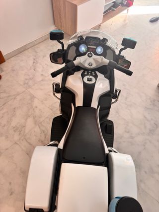 Moto Policía BMW Eléctrica Infantil