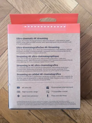 Amazon Fire TV Stick 4K Nuevo Precintado