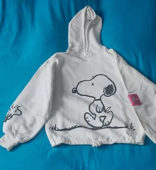 Sudadera Snoopy Blanca