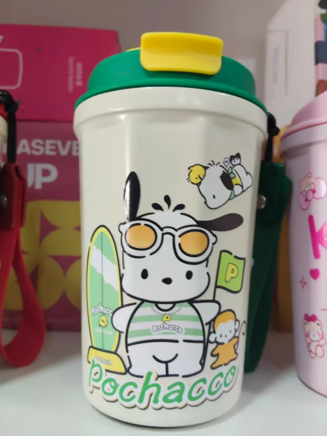 Tazas termo Sanrio, Shin Chan, Stitch, Lotso