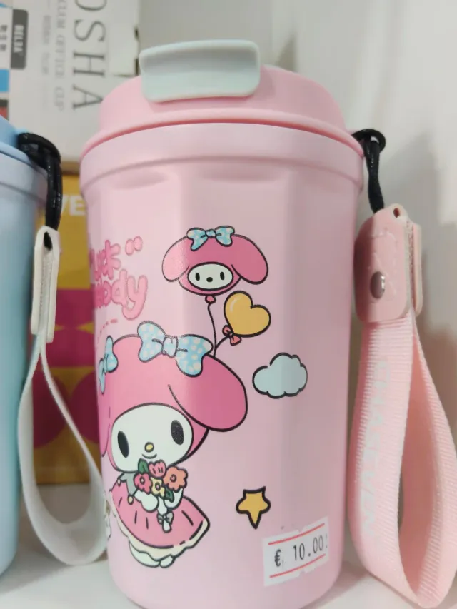 Tazas termo Sanrio, Shin Chan, Stitch, Lotso