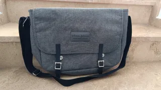 Bolsa bandolera Johnson & Johnson gris