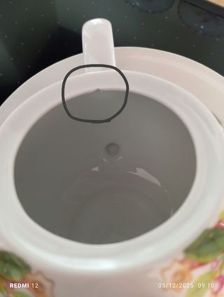 Teiera Thun in porcellana decorata