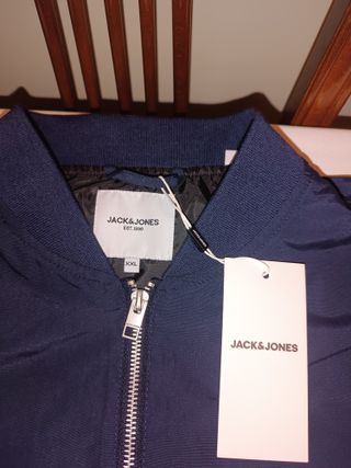 Chaqueta Bomber Jack & Jones Azul XXL