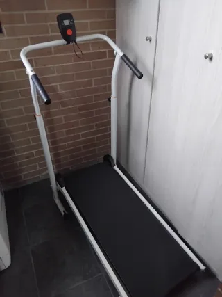 Cinta de correr blanca