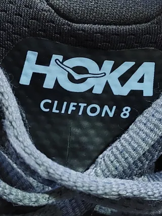 Scarpe Hoka Unisex Taglia 41 1/3 Grigio Arancio