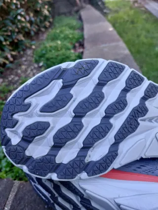 Scarpe Hoka Unisex Taglia 41 1/3 Grigio Arancio