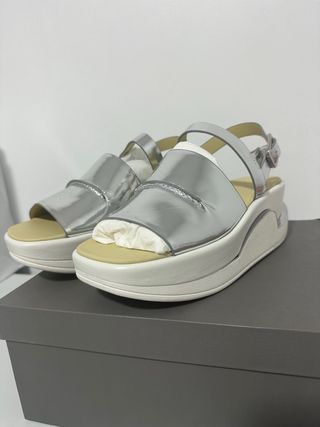 Sandalias 4CCCCEES Plata Talla 38