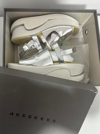 Sandalias 4CCCCEES Plata Talla 38