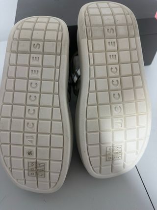 Sandalias 4CCCCEES Plata Talla 38