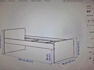Cama Infantil Ikea SLAKT