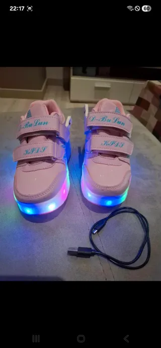 Zapatillas LED D-BuLun para Niños numero 28,