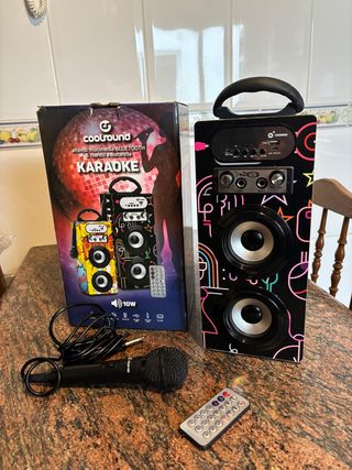 Altavoz Karaoke Coolsound Bluetooth con Micrófono