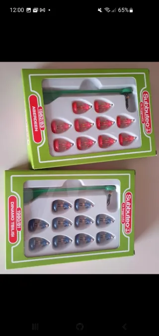 Subbuteo Aberdeen 82/83 e Dinamo Tbilisi 80/81