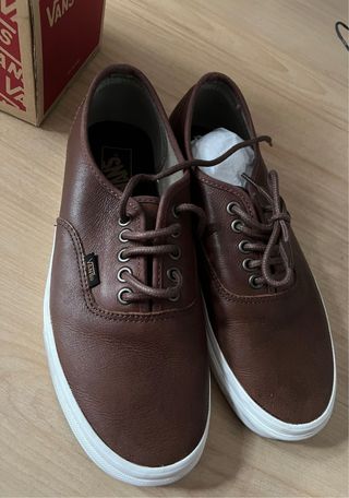 Zapatillas Vans Authentic Marrón Cuero