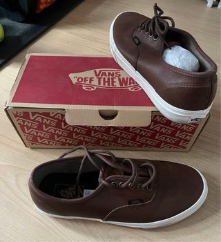 Zapatillas Vans Authentic Marrón Cuero