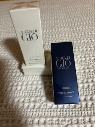 Lote 3 Acqua di Gio Caballero Giorgio Armani