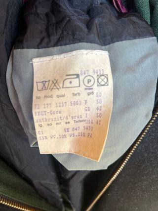 Giaccone Schneider Gore-Tex Verde