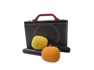 ALTAVOZ KARAOKE BLUETOOTH MAILANGSHI + 2 MICROFONOS + RECPETOR +CARGADOR