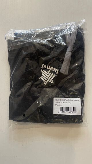 Pantalón corto Luanvi negro Talla S