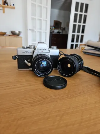Cámara Minolta SR T 101b Plata/Negra