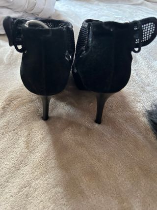 Sandalias Nine West Tacón Negro