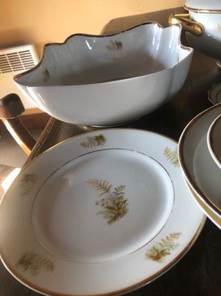 COMPLETISIMA vajilla Inglesa Porcelana 130 piezas