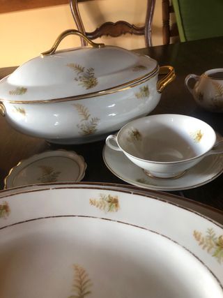 COMPLETISIMA vajilla Inglesa Porcelana 130 piezas