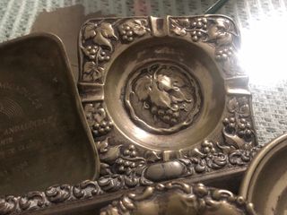 5 Antichi piatti in argento