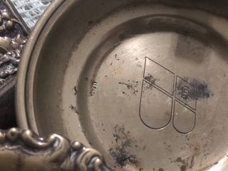 5 Antichi piatti in argento