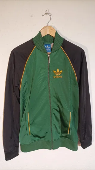 Chaqueta Adidas Superstar Track Top Verde/Negra
