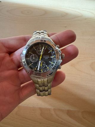 Reloj Pontina Cronógrafo Acero Hombre