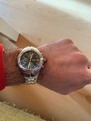 Reloj Pontina Cronógrafo Acero Hombre