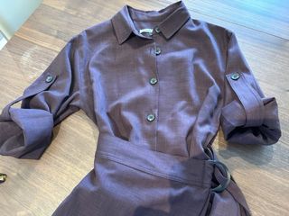 Vestido Adolfo Domínguez Burdeos Talla S