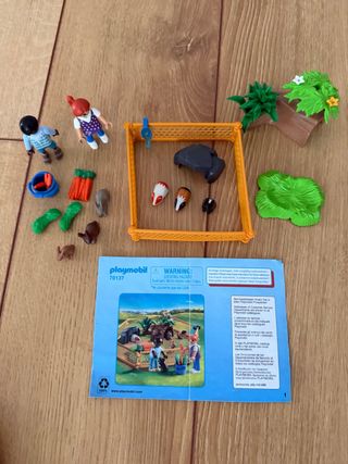 Playmobil Granja Conejos y Cobayas 70137