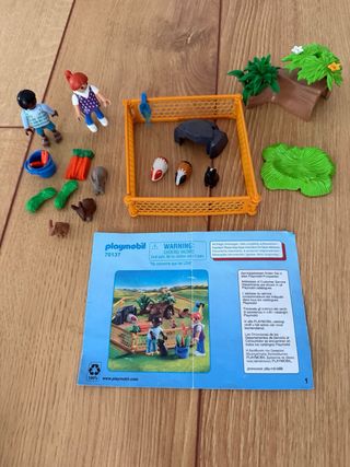 Playmobil Granja Conejos y Cobayas 70137