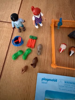Playmobil Granja Conejos y Cobayas 70137