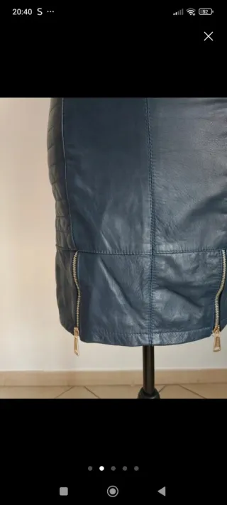 Vestido Kor a Kor Piel Azul