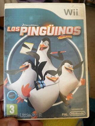 Los Pingüinos de Madagascar Wii