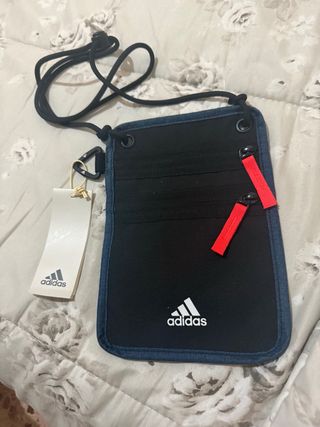Borsetta Adidas uomo nera e blu