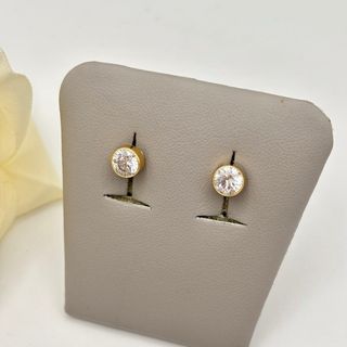 Pendientes oro 18kt con circonita