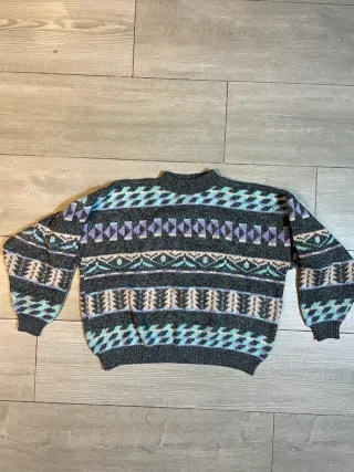 Jersey Vintage Dressing Estampado Multicolor