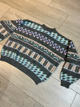 Jersey Vintage Dressing Estampado Multicolor