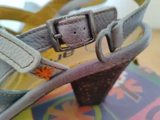 Sandalies Art T39 tons blaus