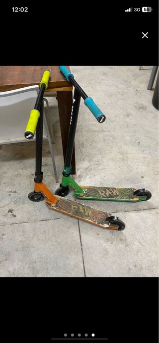 variado de patinetes