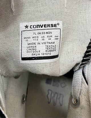 Converse Chuck Taylor All Star Hi Top Negras