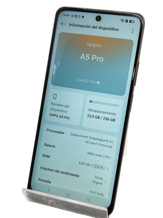 OPPO A5 PRO 256GB/8GB RAM GRIGIO + SCATOLA