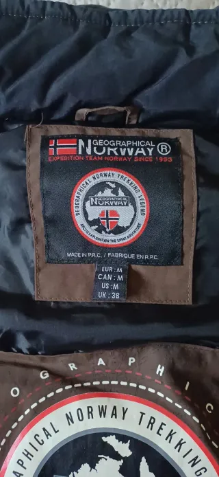 Chaleco Norway Geographic Marrón y Negro