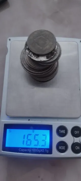 Lote de monedas de PLATA